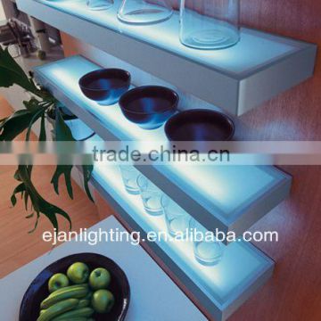 China Supplier Double Side Glass Light Shelf