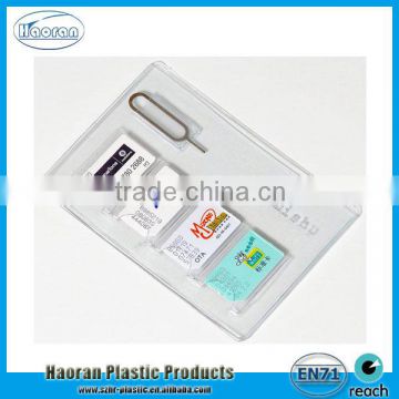 Factory supply PVC plastic micro sd card case                        
                                                Quality Choice