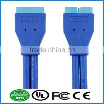 50cm USB 3.0 ATX extension cable 20Pin female to female