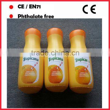 promotional PVC inflatable beverage drinking bottle for promotion advertising inflatable bottle
