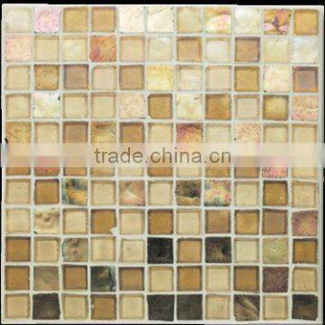 Iridescent Mosaic Glass Tile