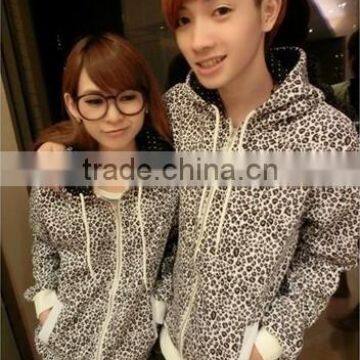 Wholesale hooded couple lover sweatshirt/sublimation sweatshirt