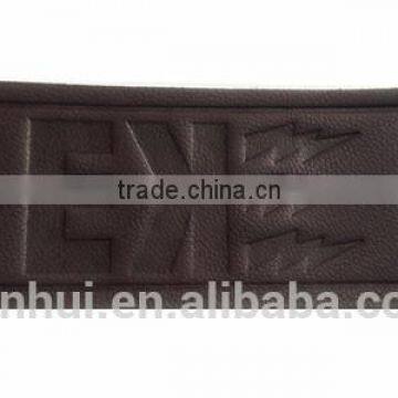 china maker Custom good quality Leather Jeans Label