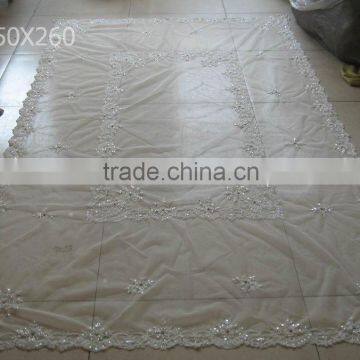 luxurious wedding table cloth