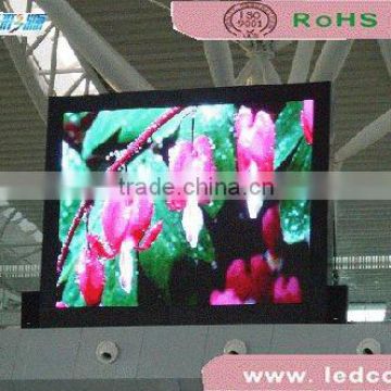 fullcolor high brightness outdoor led P10 media display