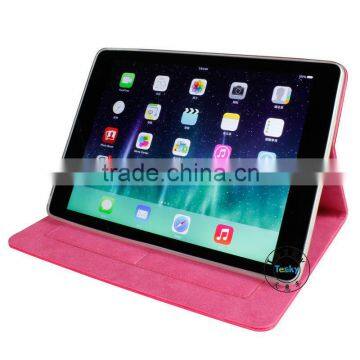 for ipad6 9.7inch case, high quality folio leather cover case for ipad6 9.7inch