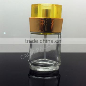 25ML wholesale perfume bottle with yellow plastic cap