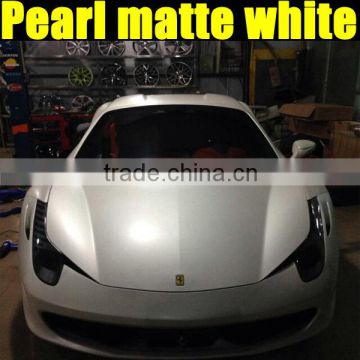 100% guarantee pearl matt white wrapping film with air bubbles 1.52*20m