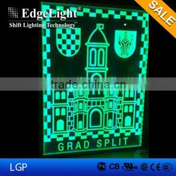 Edgelight Edgelux Panel acrylic led advertising acrylic led light