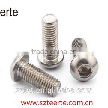 GB70 Stainless Steel Round Head Fine Thread Machine Screws