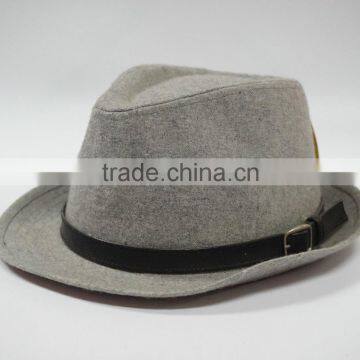 hot selling UK stylish acrylic fashion fedora hat