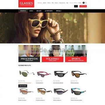 lens & glasses eCommerce web design