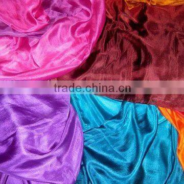 Light weight Rainbow Semi Circular Belly dance silk veil,wholesale belly dance silk veil,20 grams silk veil