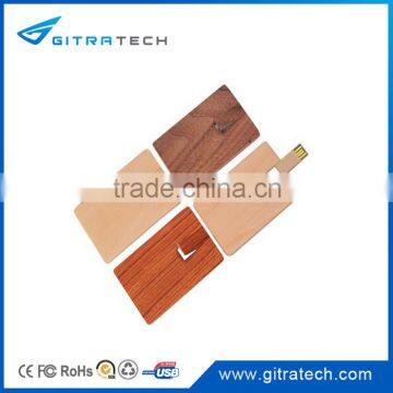 Wooden Card Memory Stick USB