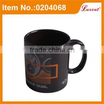 china cheap black water paintable ceramics mug