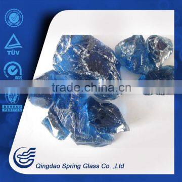 tumbled matt glass for landscaping