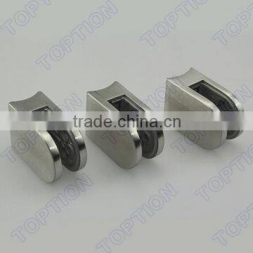 Curved Back Middle D Type Stainless Steel Glass Clamp