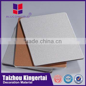 Alucoworld High quality competitive price PVDF 5mm decorative fireproof aluminum composite panel