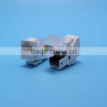Toolless Cat5e RJ45 Keystone Jack photo-2