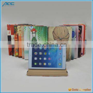 For IPad 6, Customized PU Flip Tablet Case With Printing Color for IPad 6 photo-2