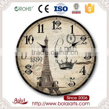 Compact design hot sale famous brand exhibition gif wall clock for living room