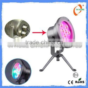High Quality DMX 9W IP68 Waterproof Underwater Light, ss 316 Underwater Led Lights Quality Choice photo-4