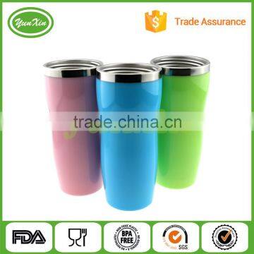 2016 Eco-Friendly Promotional Double Wall Travel Mug With Leakproof Design Lid photo-4
