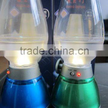 Retro Rechargeable ABS+Acrylic Material Kerosene Lamps