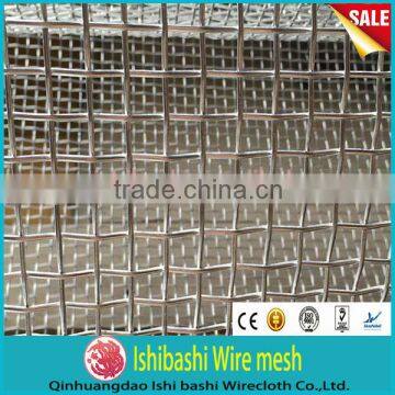 Square chain link fencing mesh