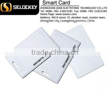 PVC EM4100 125khz RFID thin card for sauna locker lock(EM4100)