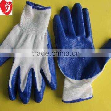 [Gold Supplier] 13G seamless polyester liner nitrile coated glove