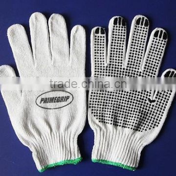 Cotton working gloves/PVC dotted hand gloves/Cotton Dot Gloves