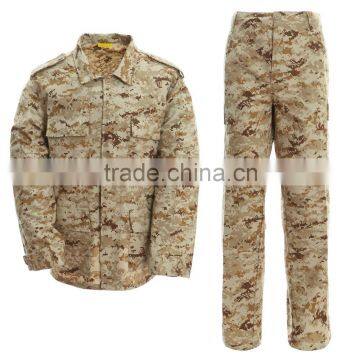 Digital desert camo bdu military uniform suit