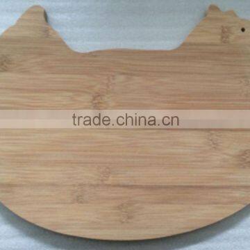 chicken shape bamboo chopping board LBY35093