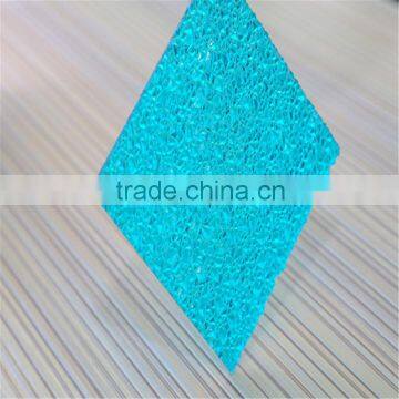 China Building Materials PC Embossed Polycarbonate Raindrop Sheet