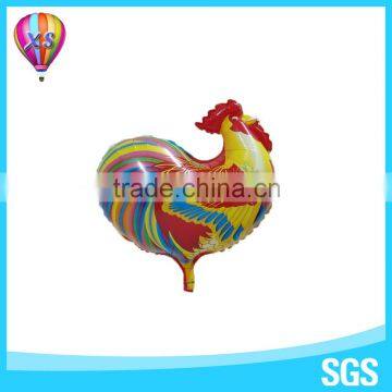 rooster foil balloon helium for customer balloon for promotion or kids'gift and party needs