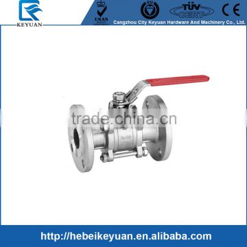 150# 3PC Flange ISO 5211 Ball Valve With Direct Mounting Pad High Performance