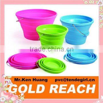 Cool Silicone Collapsible Bucket