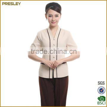 New design high quality restaurant hotel uniform supplies waitress uniform