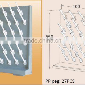 laboratory pegboard