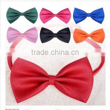 Polyester Solid Color School Uniform Bow Ties