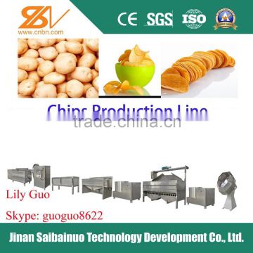 Light and small size spiral potato chips machine