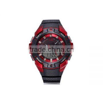 Glaring luminous hands analog digital watch for men 2015