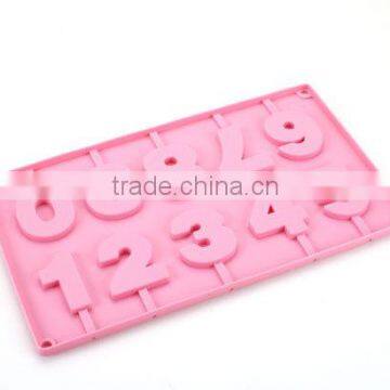 100% HIGH FOOD GRADE NUMBER SHAPE SILICONE TREE SHAPE CHOCOLATE MOLD