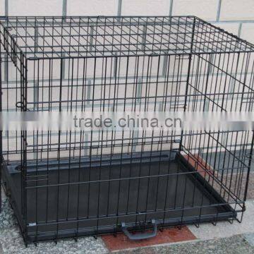 general cage slant-front collapsible dog crate