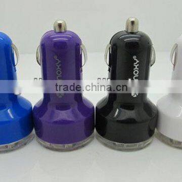 good premium usb car charger with twin socket