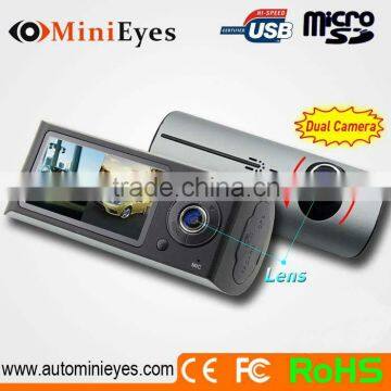 2013 newest 2.7inch dual camera portable car camcorder