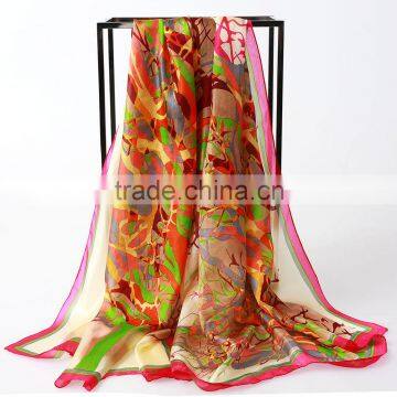 Fashion Big Size 100% silk mosi scarf