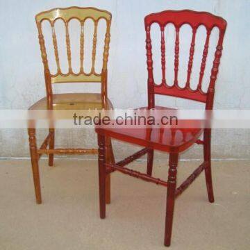 red and amber acrylic napoleon chairs