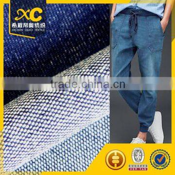 Knit 96 cotton 4 spandex microfiber terry acid wash denim fabric